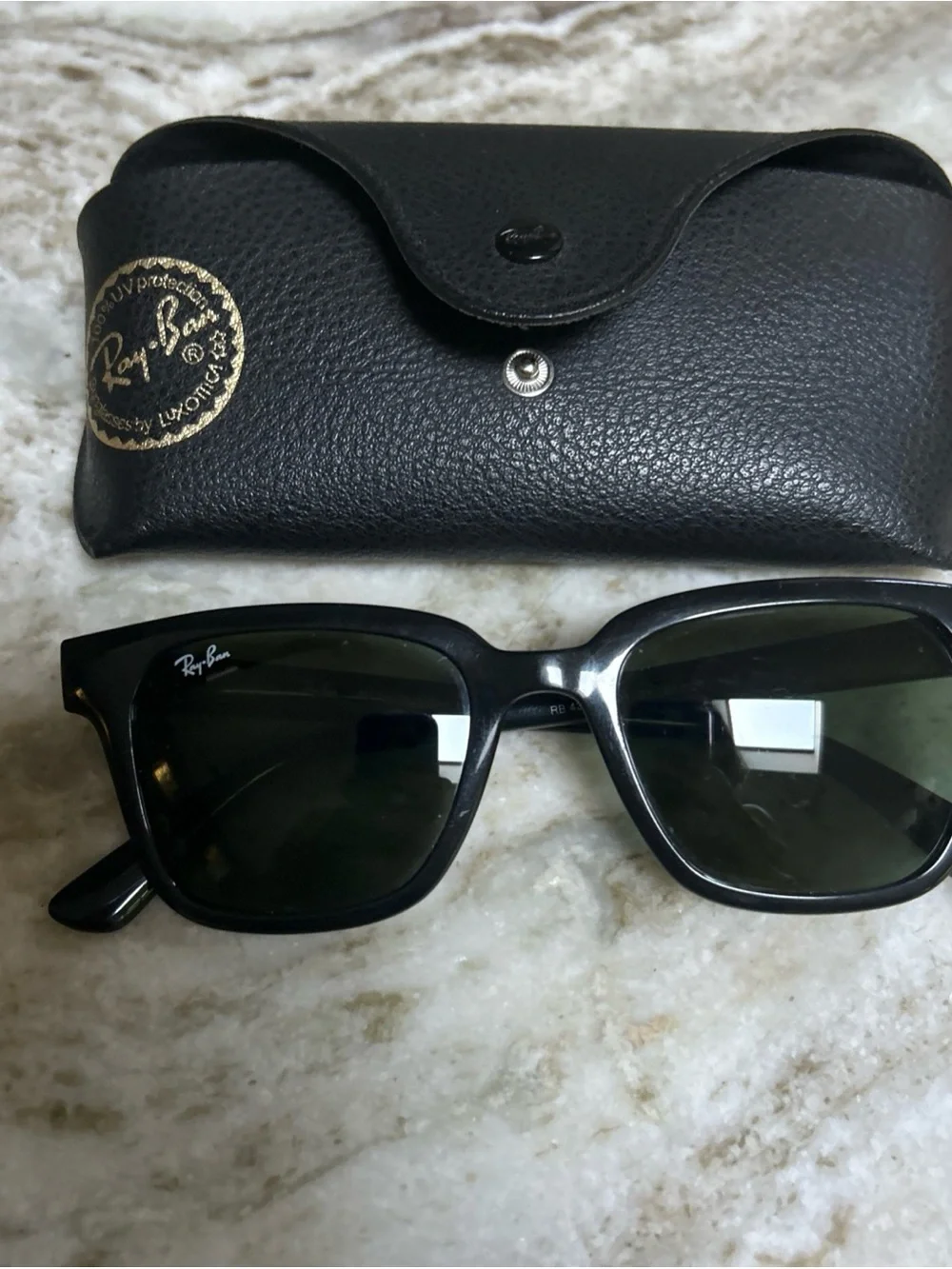 Ray-Ban Italy 4323 601/9A 51-20-150 3P Black With Case Polarized Modern Classic